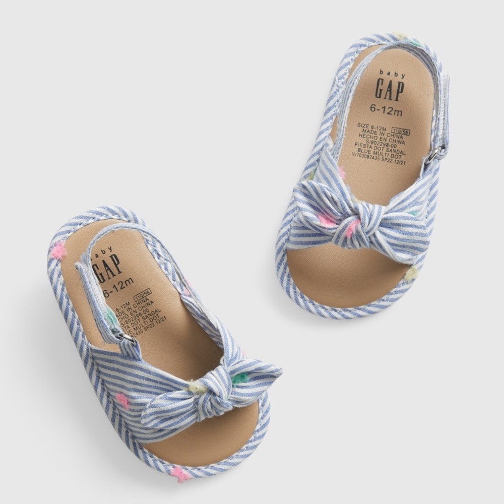 Baby Gap Top-Knot Sandals (size 6-12 months) NWT